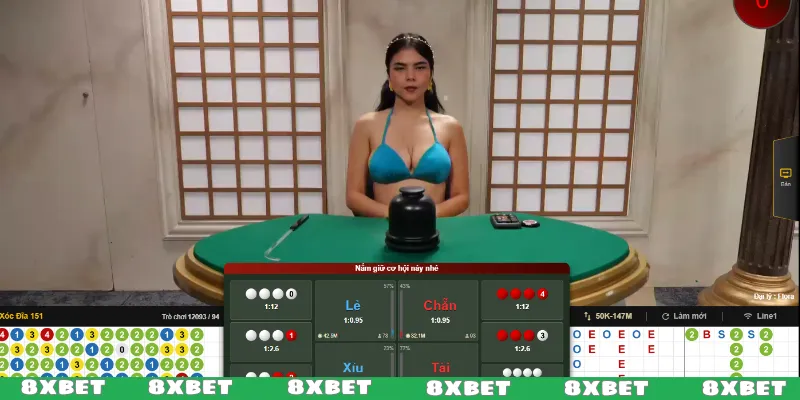 Luật chơi chính thức xóc đĩa 8XBET